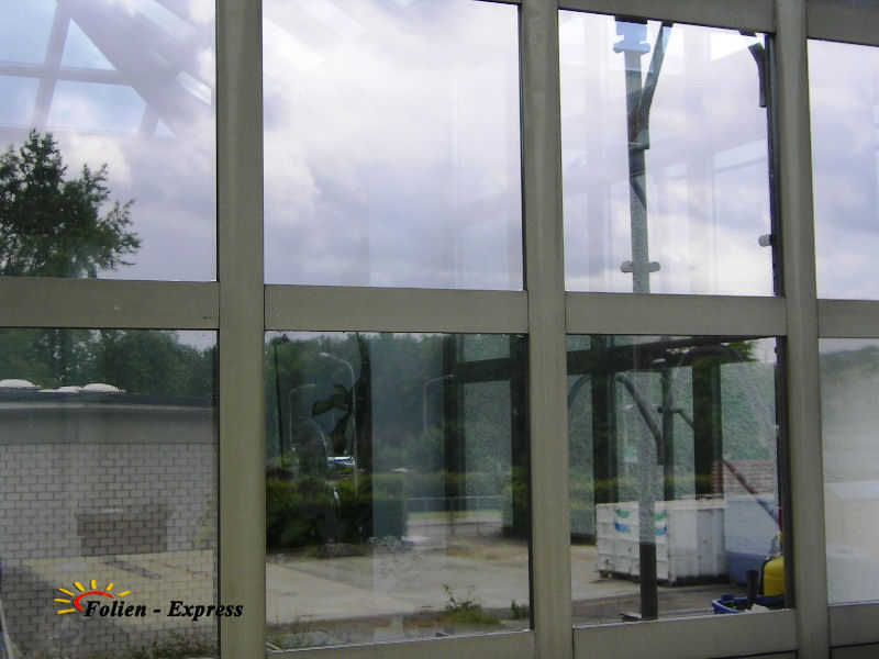 Fenster Sichtschutzfolie einseitig durchsichtig - Verspiegelte Fensterfolie